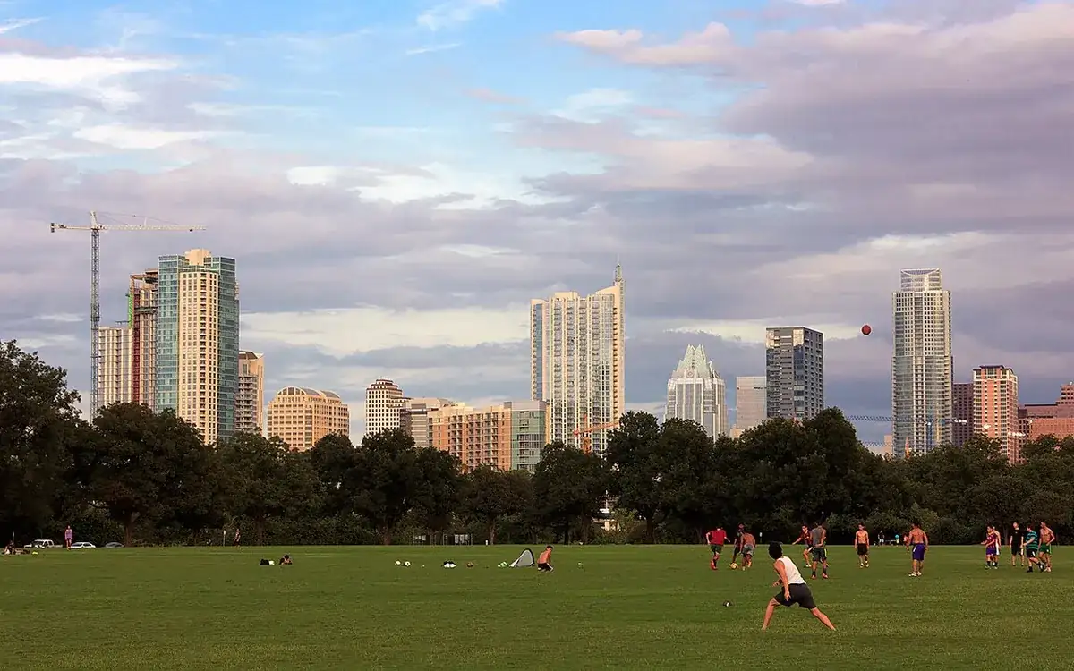 A view of Austin