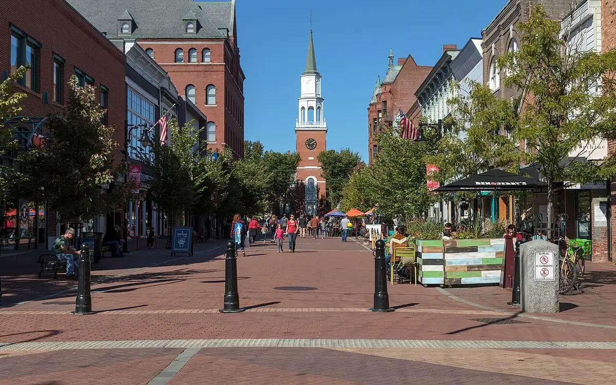 A view of Burlington