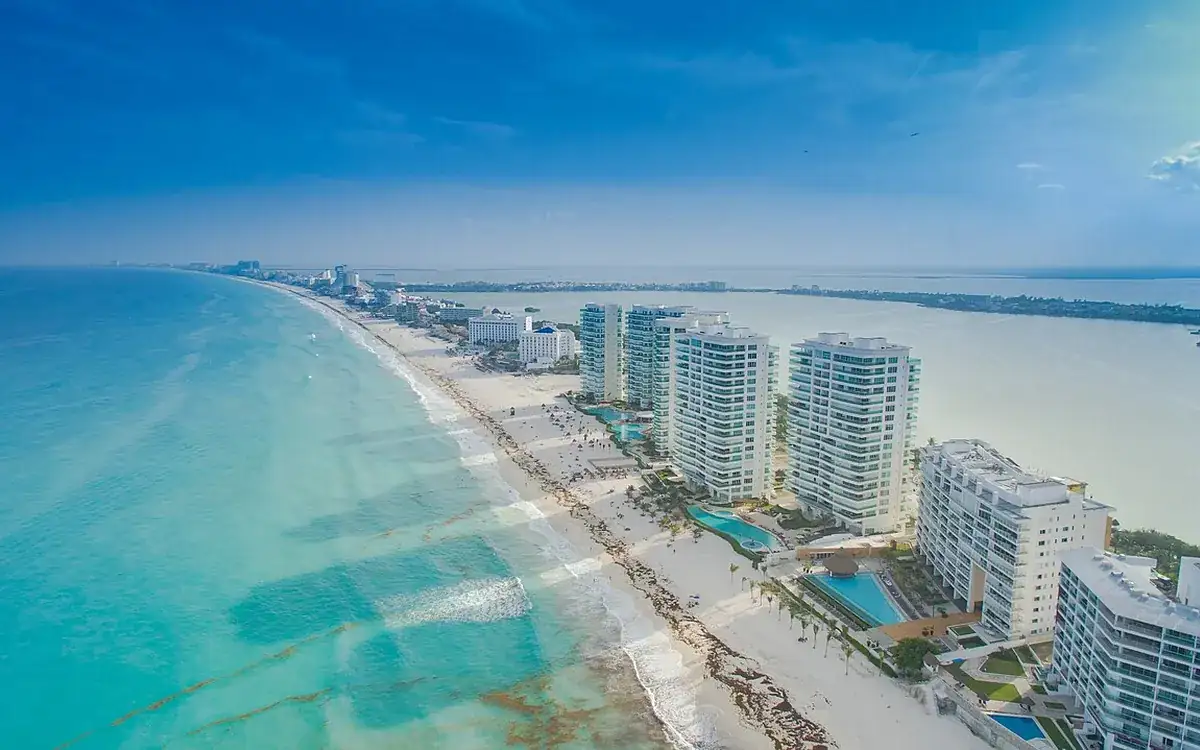A view of Cancun