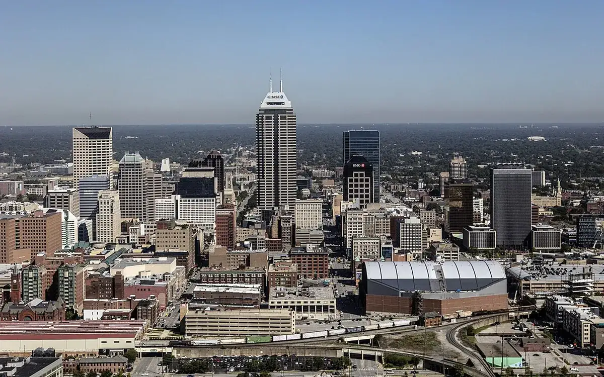 A view of Indianapolis