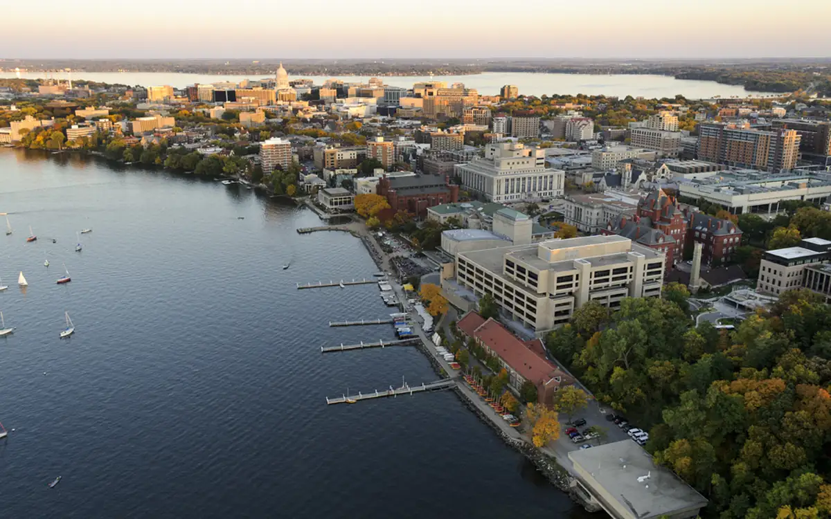 A view of Madison