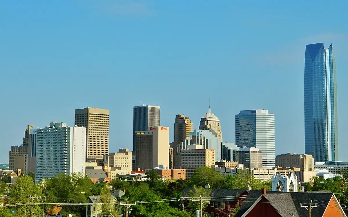 A view of Oklahoma City