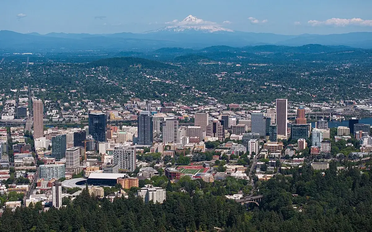A view of Portland, Oregon