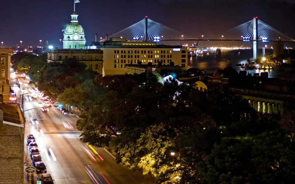 A view of Savannah