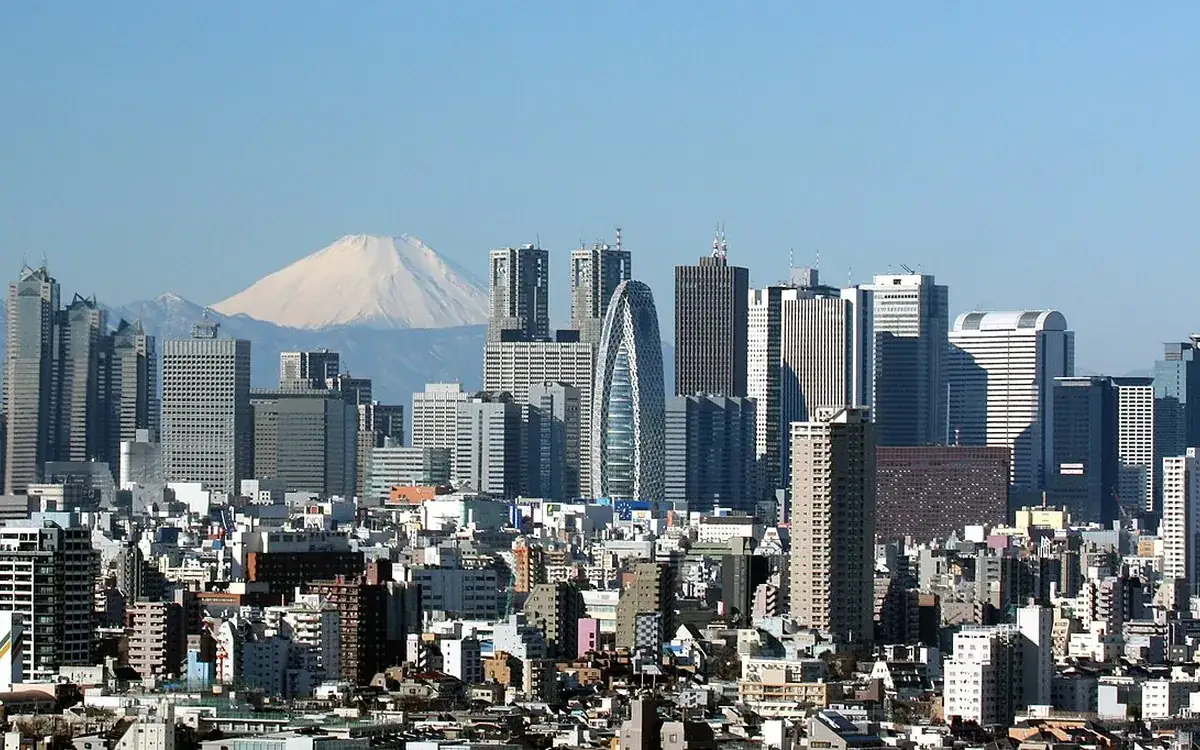 A view of Tokyo