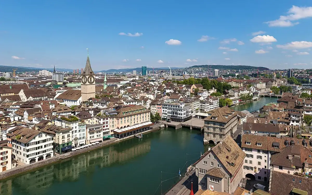 A view of Zurich